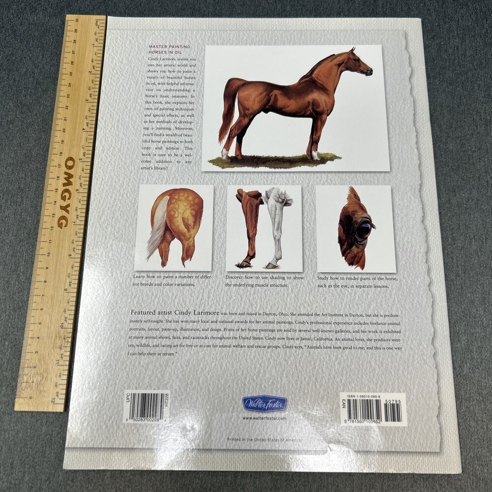 Horses Walter Foster Learn to Paint Step by Step Oil Painting Art Guide HT228 - Picture 2 of 8